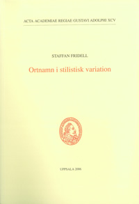 Ortnamn i stilistisk variation