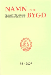 Namn och bygd 2007