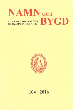 Namn och bygd 2016