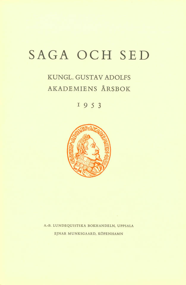 Saga och sed 1953