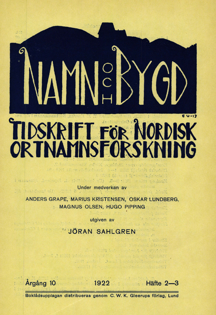 Namn och bygd 1922 häfte 2-3