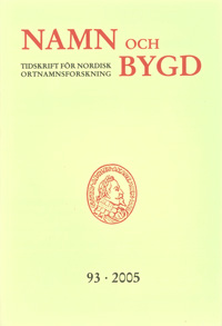 Namn och bygd 2005