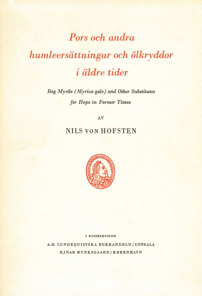 Pors och andra humleersättningar och ölkryddor i äldre tider