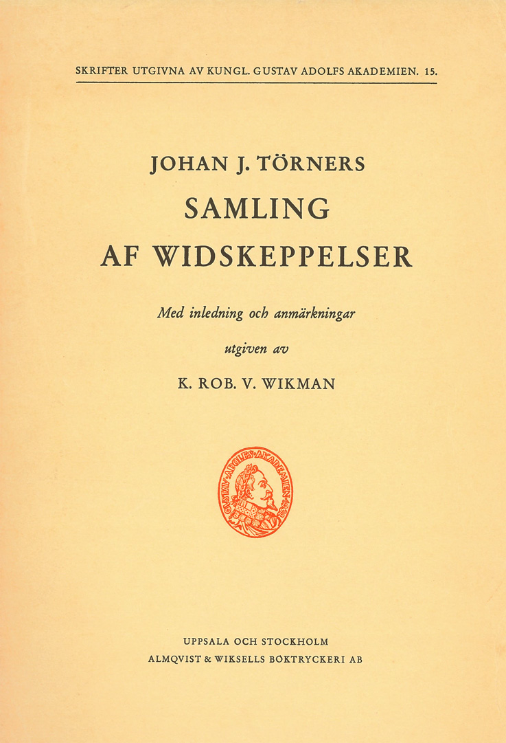 Johan J. Törners samling af widskeppelser