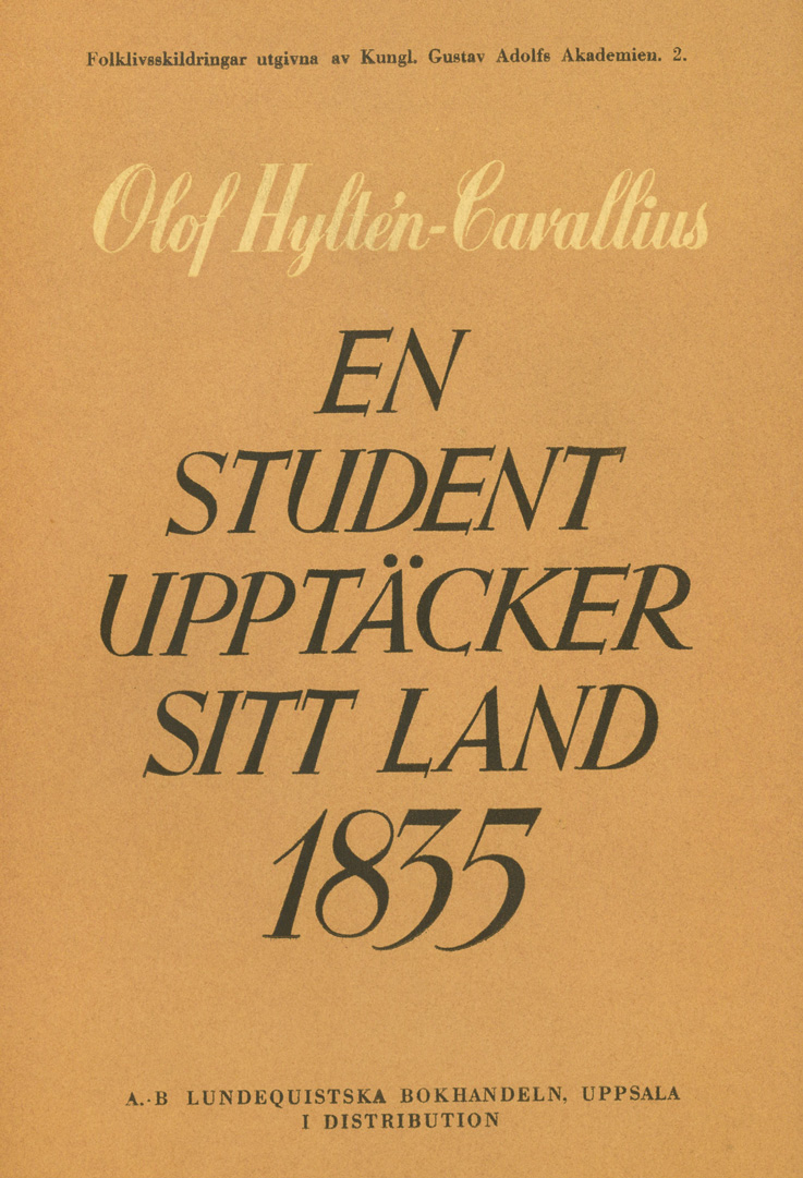 En student upptäcker sitt land 1835