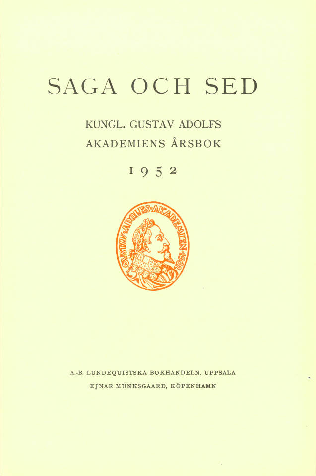 Saga och sed 1952