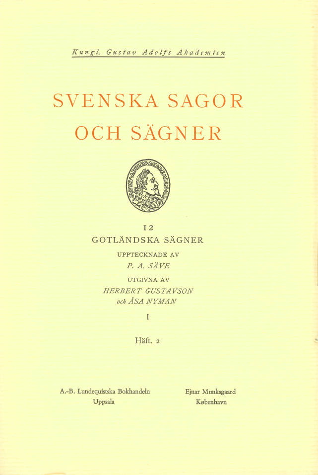 Gotländska sägner 1:2