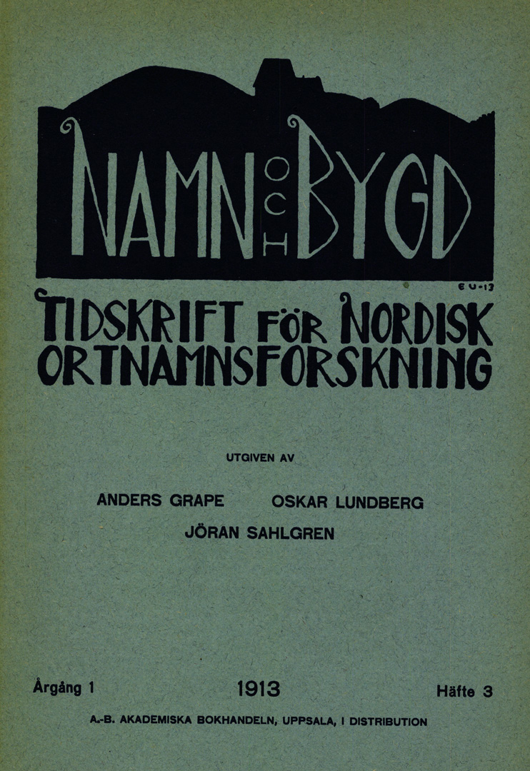 Namn och bygd 1913 häfte 3