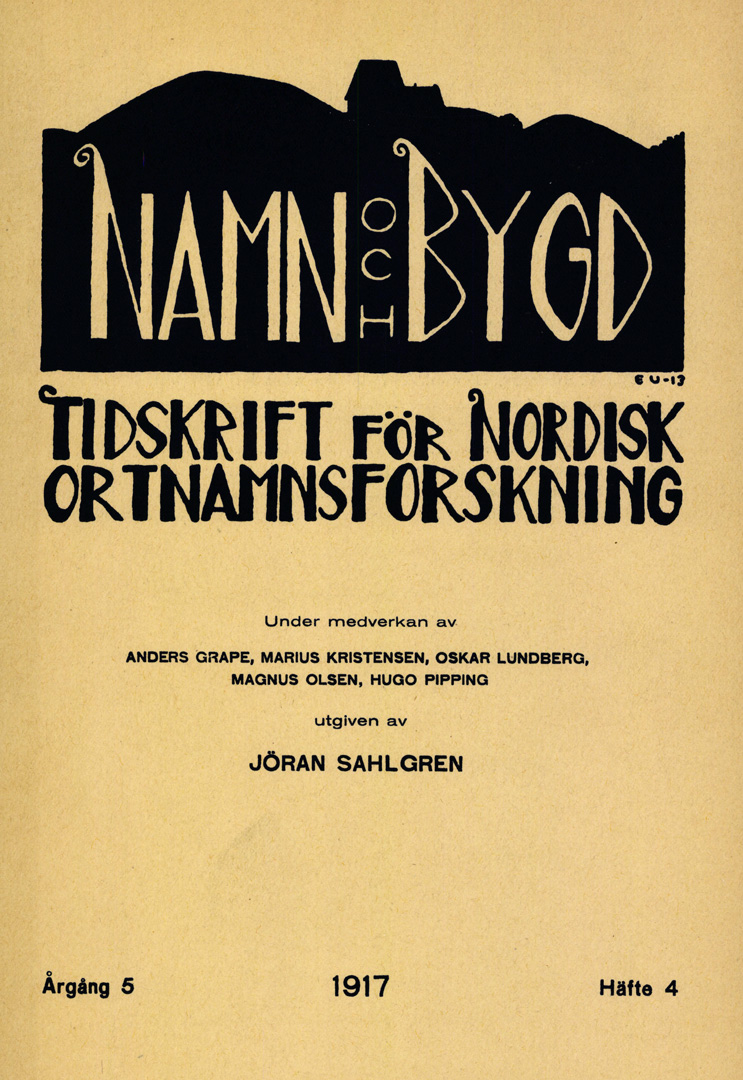 Namn och bygd 1917 häfte 4