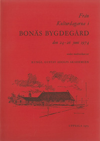 Från Bonäs bygdegård, Kulturdagar 1975