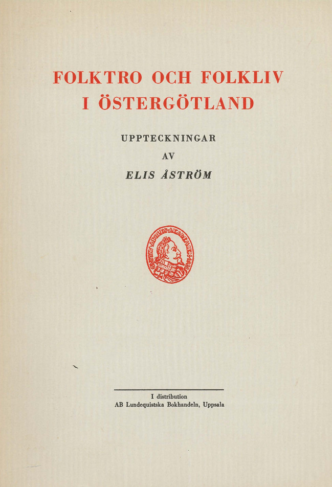 Folktro och folkliv i Östergötland