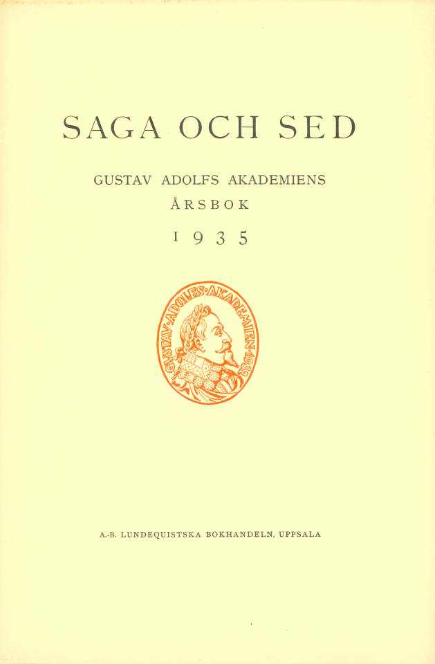 Saga och sed 1935