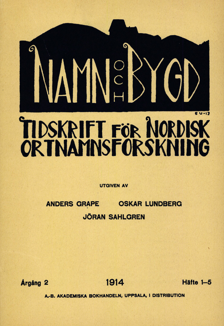 Namn och bygd 1914 häfte 1-5