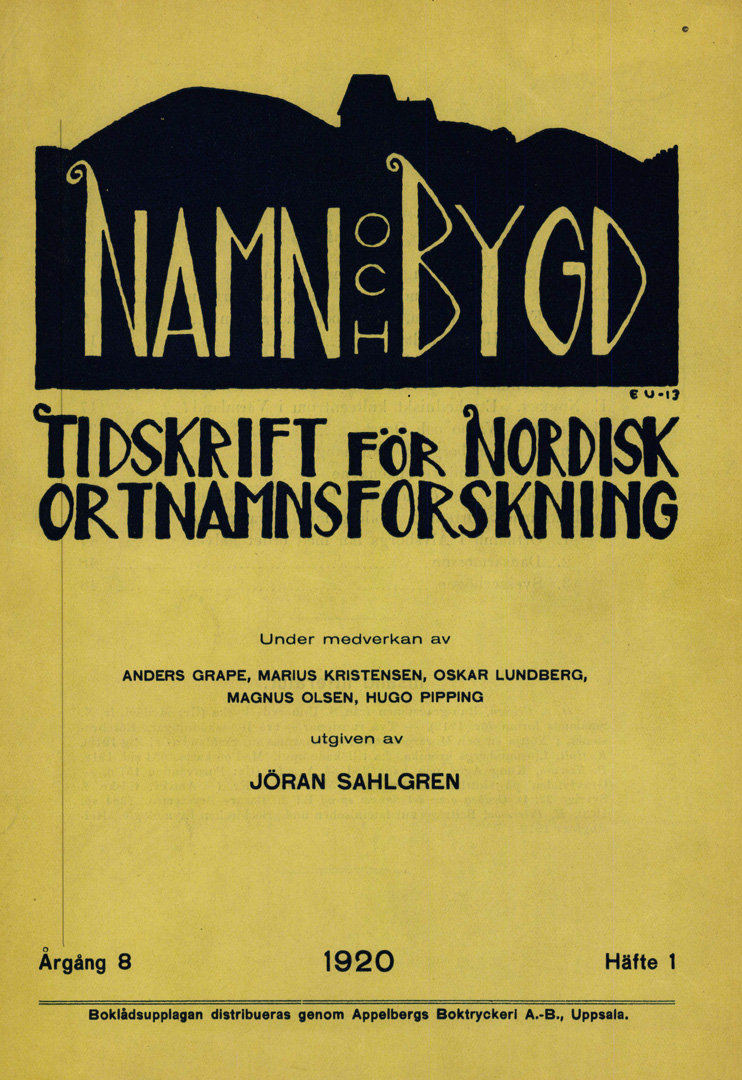 Namn och bygd 1920 häfte 1