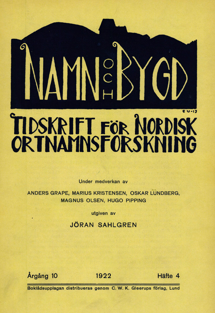 Namn och bygd 1922 häfte 4